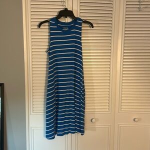 5️⃣ for 💲3️⃣0️⃣‼️ Time and Tru Blue Striped Dress